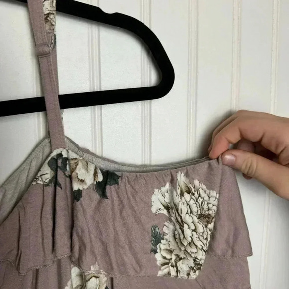 Torrid Super Soft Knit Floral Cold Shoulder Ruffle Top 3X I29 - Picture 6 of 8